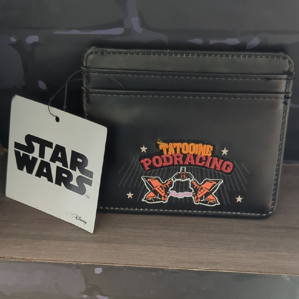 Star Wars Black Tatooine Podracing Wallet